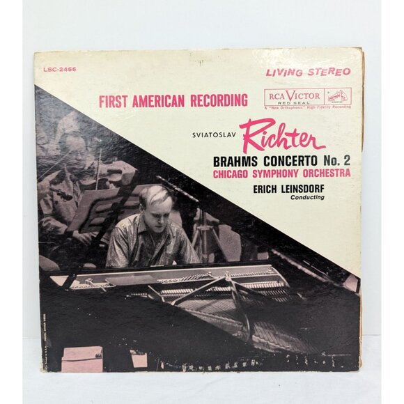 First American Recording Richter Brahms Concerto No. 2 RCA Victor LSC-2466 - Picture 1 of 8